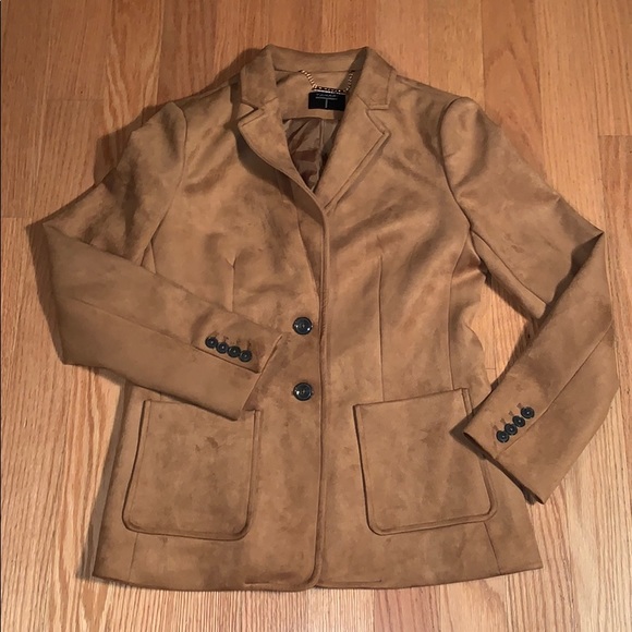 T Tahari Faux Leather Blazer - Picture 11 of 11